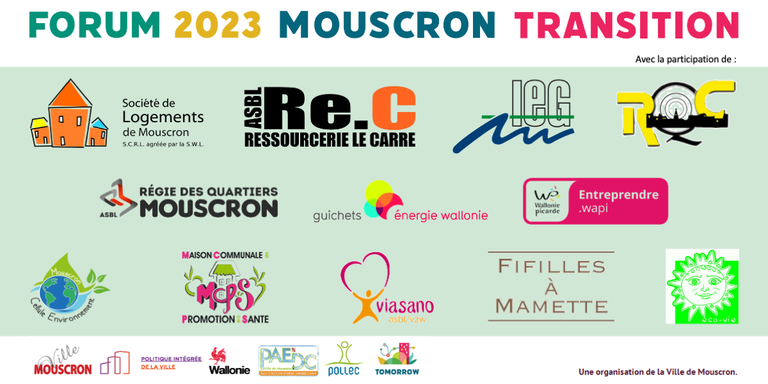 Partenaires participants Forum Mouscron Transition 2023